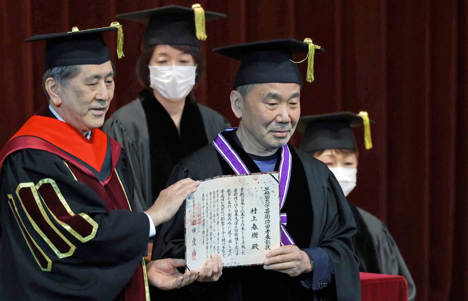 村上春樹さん 早稲田大学入学式で祝辞!!